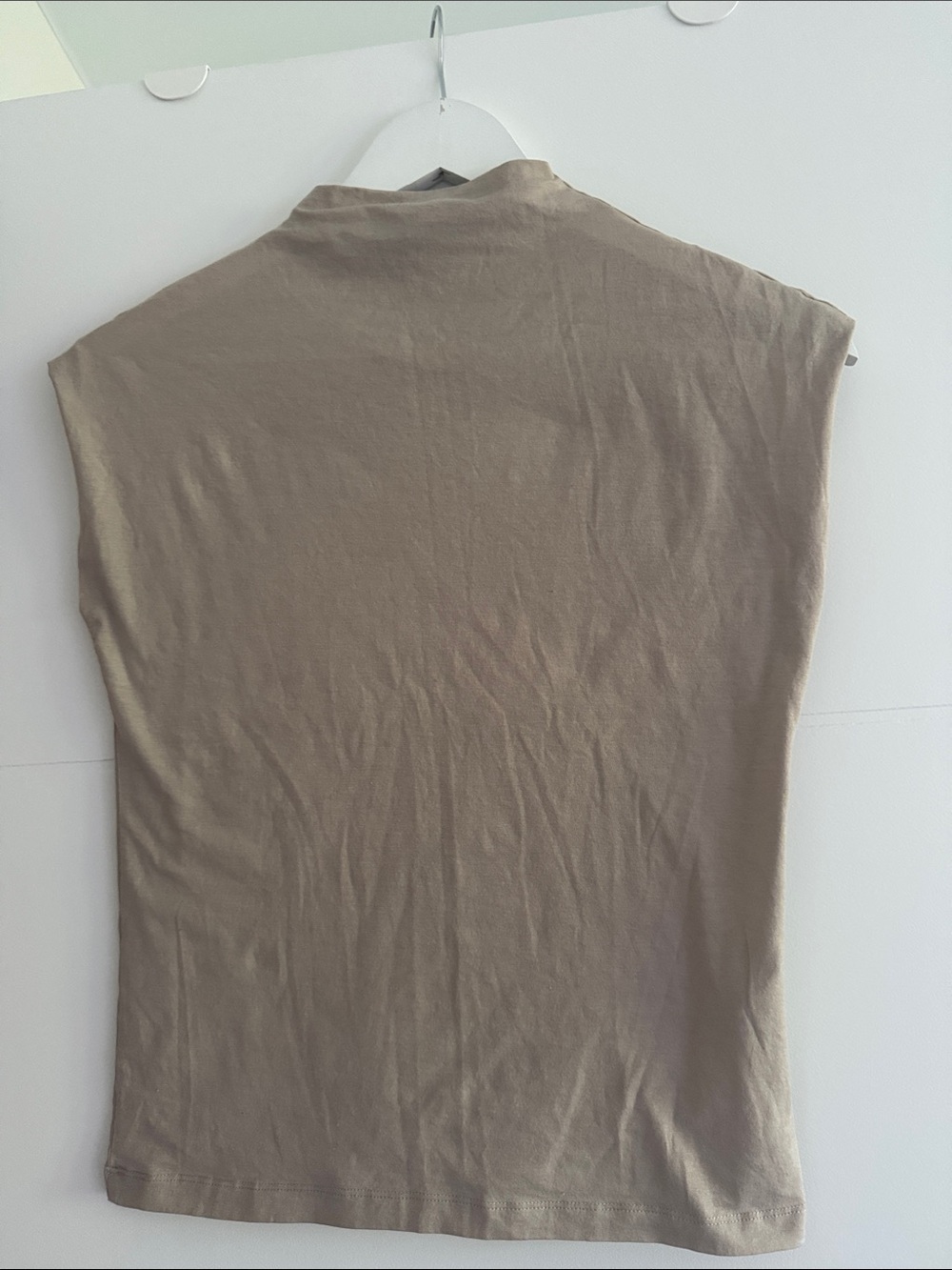 Zara Short Sleeve Crew Neck T Shirt - Taupe